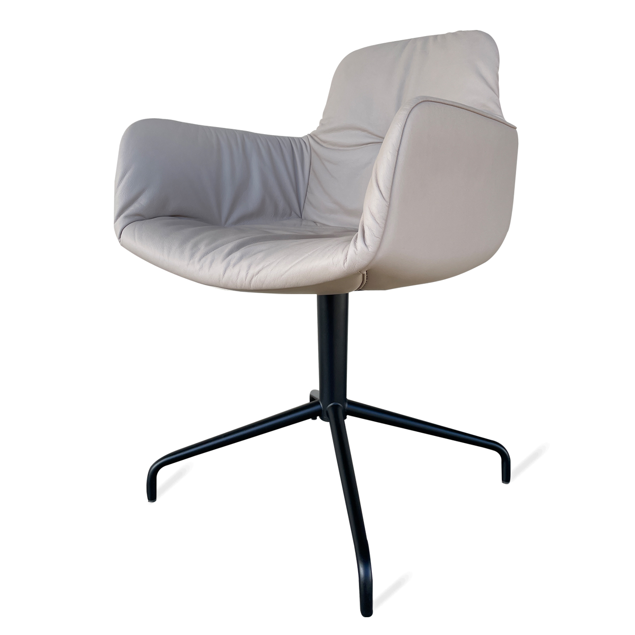 Leya Armchair High - Sahara Ivory - Sternfuß