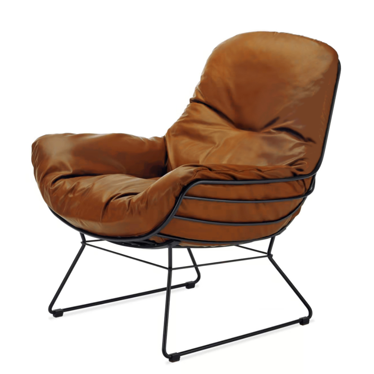 Leyasol Lounge Chair Indoor - Leder Opium whiskey 