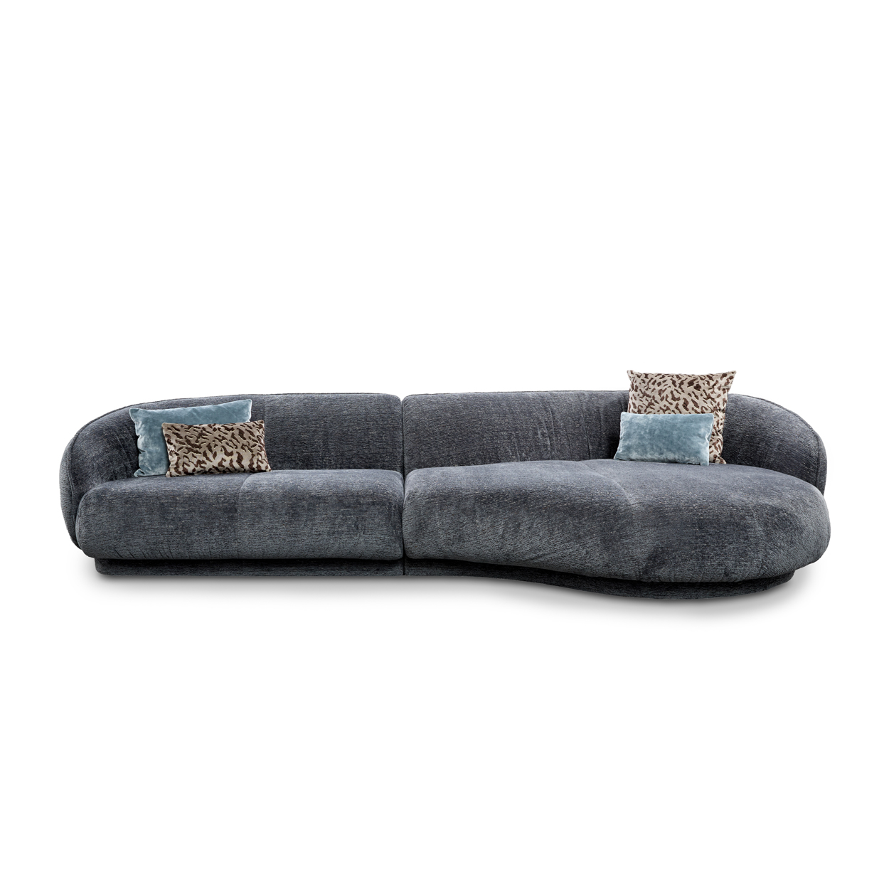 Marie Sofa - Bezug Agus Navy - 355 cm x 190 cm