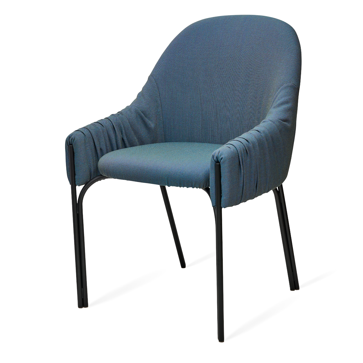 Celine Armchair Low Stoff Steelcut Trio