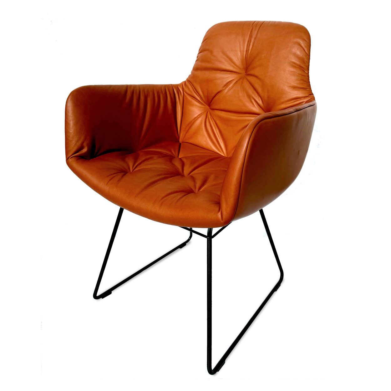 Leya Armchair High - Adora Kupfer - Chesterfield