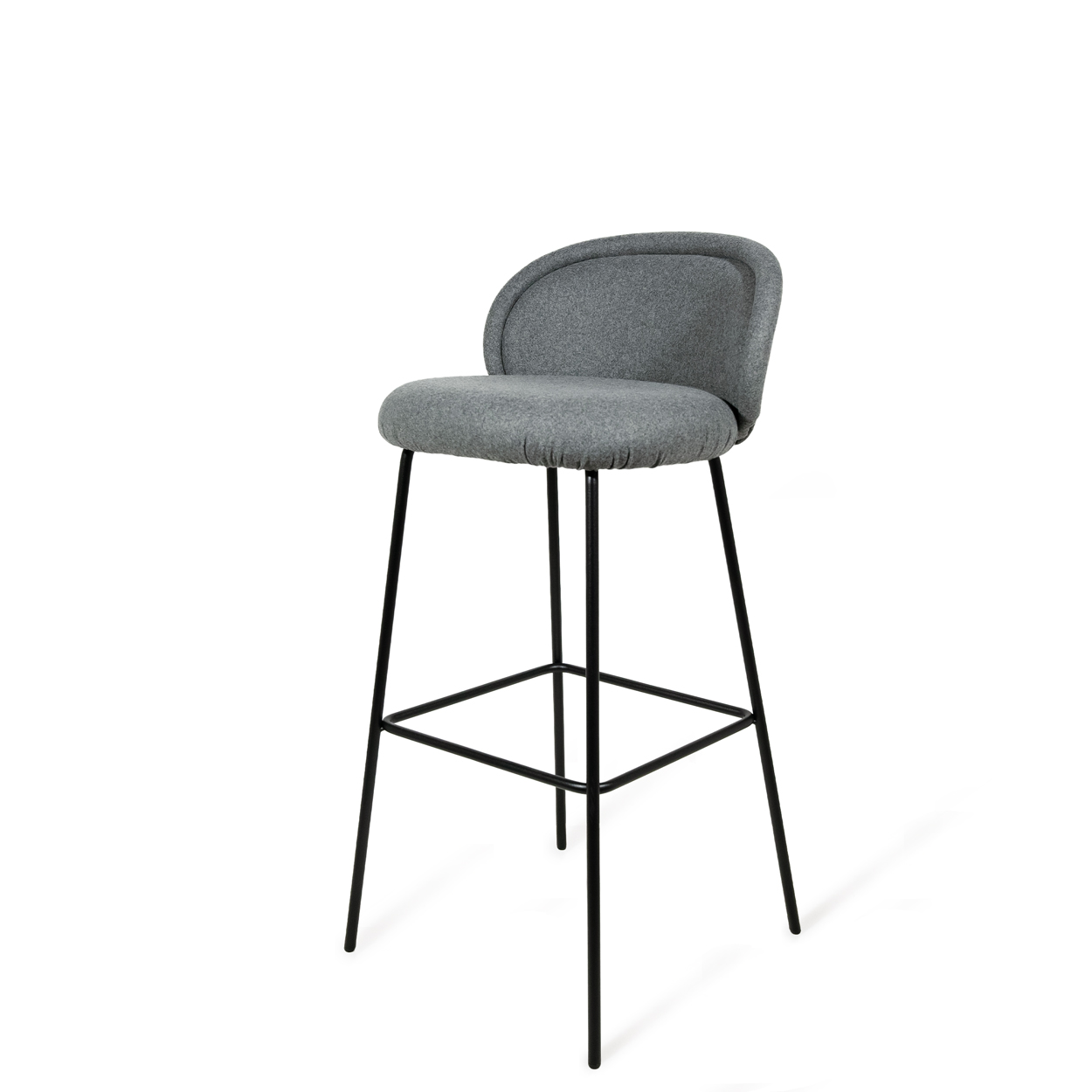 Ona Barstool Stoff Loden Bergen