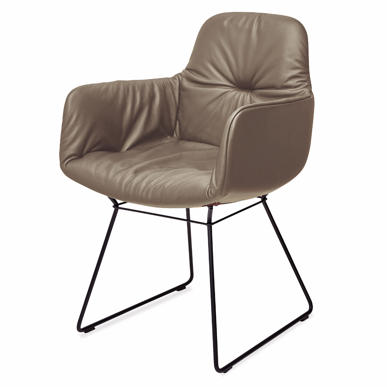 Leya Armchair High - Sahara Platino