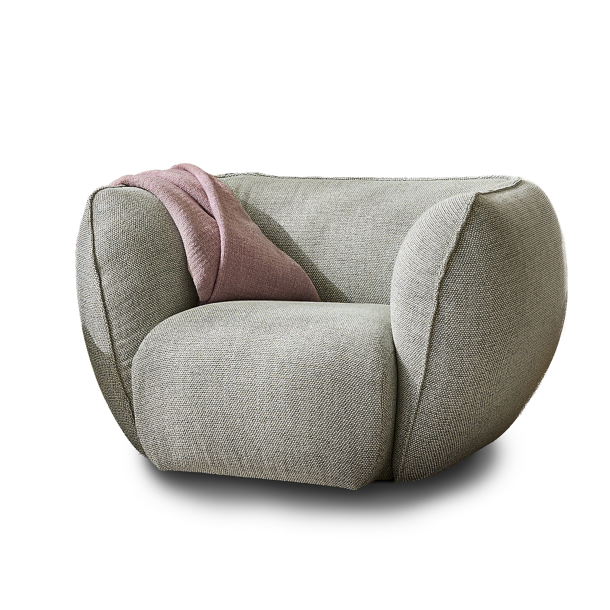 Mia Lounge Seat - Stoff Sahco Safire 0006