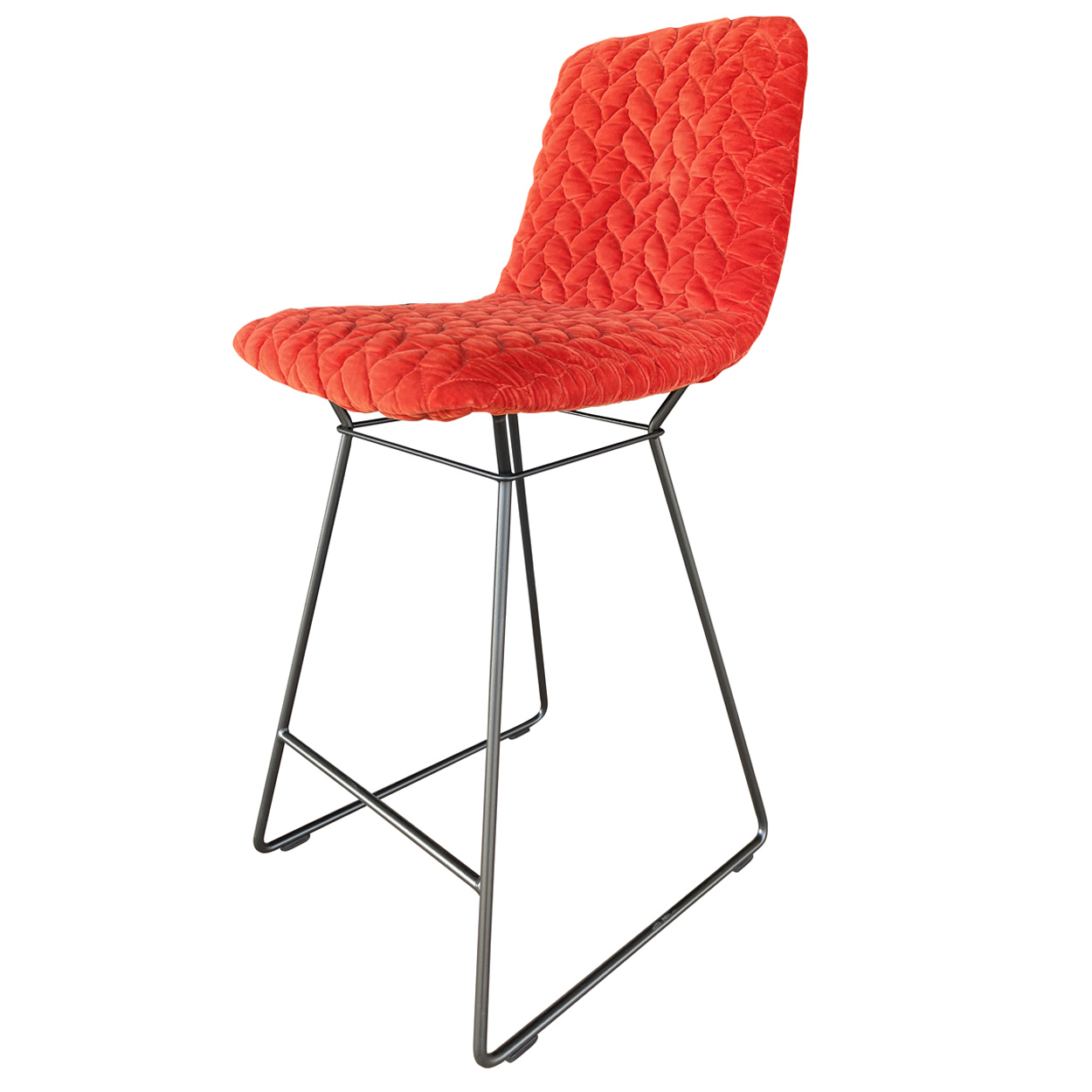 Leya Kitchenstool High Stoff Rubelli 3D Sunset