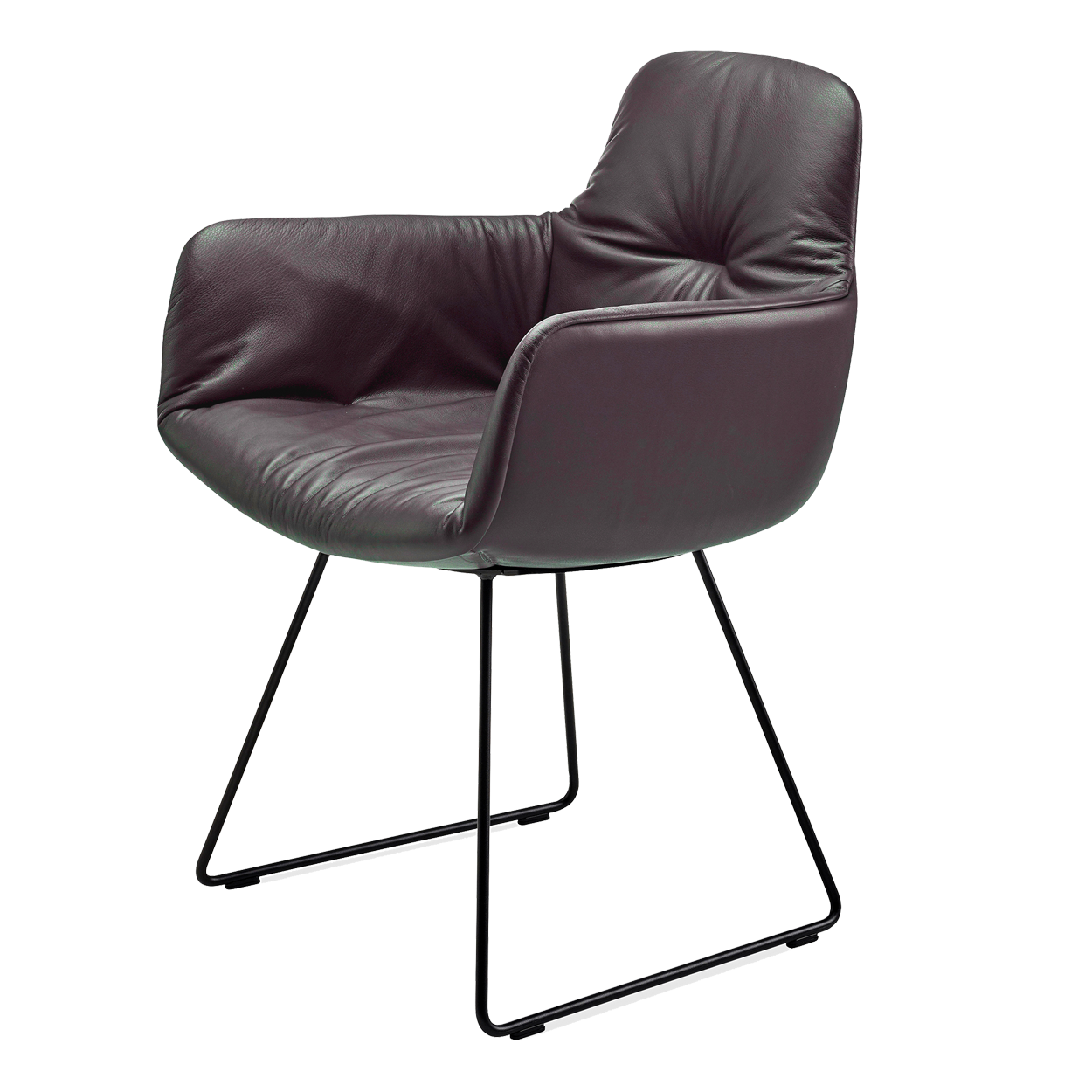 Leya Armchair High - Leder Adora Torba