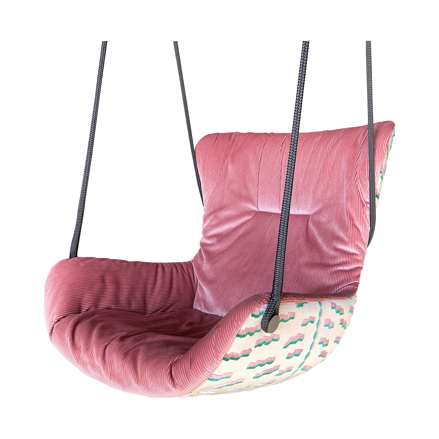 Leya Wingback Swing Seat - Riga / Tiger Beat 