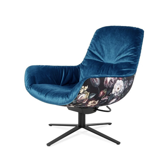  Leya Lounge Chair - Gobelin Eden - Velour Smart