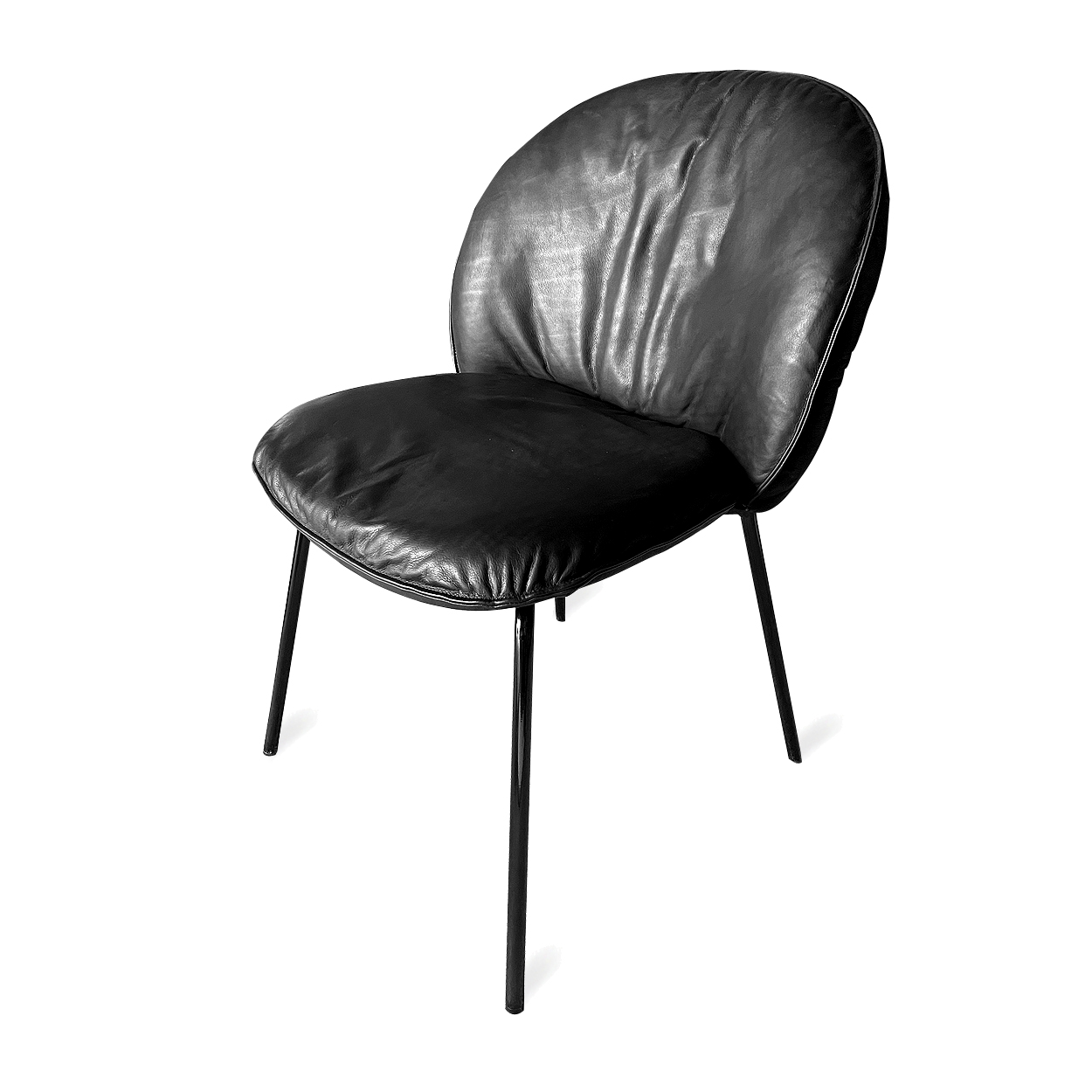Marie Chair - Leder Adora Ebony